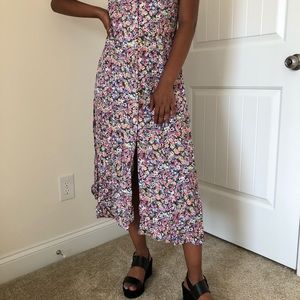 Floral midi dress